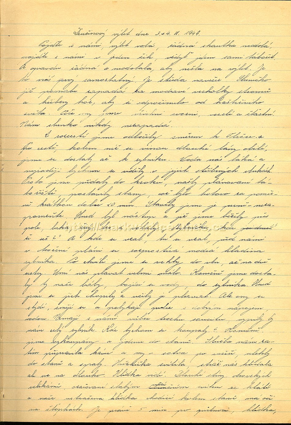 Druinov vlet 3.-4.6.1947
