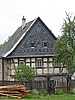 Half-timbered house with framework
Huntov