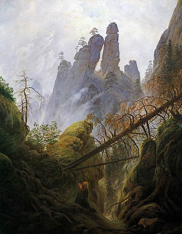 Caspar David Friedrich: Skalnat rokle