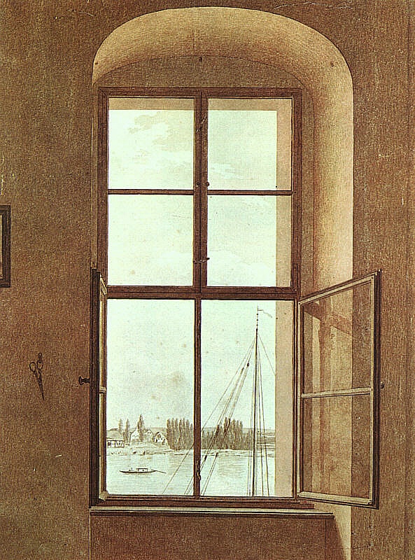 Caspar David Friedrich: Elbe river