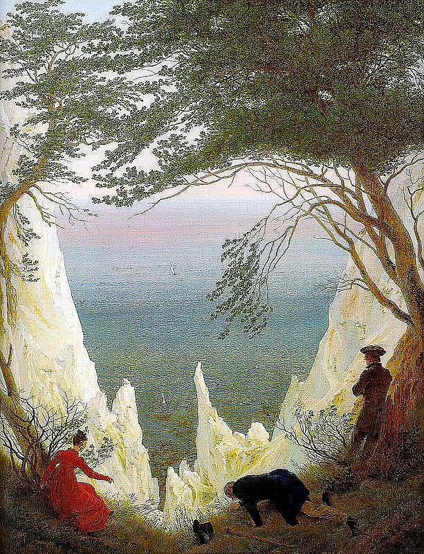 Caspar David Friedrich: Chalk Cliffs on Rugen