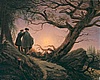Caspar David Friedrich: Dva mui pozorujc msc