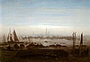 Caspar David Friedrich: Greifswald za svitu msce