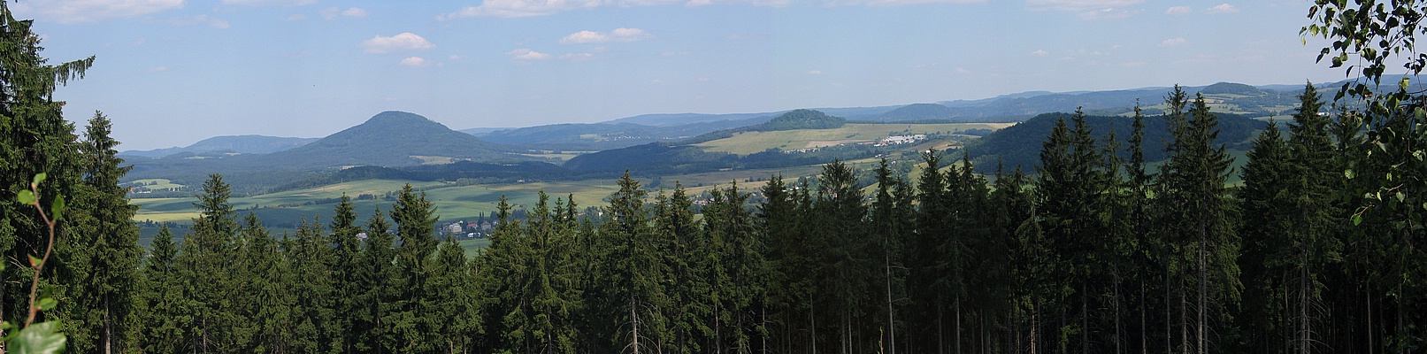 Markvartice a panorama Nrodnho parku esk vcarsko