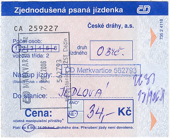 V 10:30 vyrme loklkou z Markvartic na Jedlovou. Po ticeti minutch vystupujeme na lesnm ndra v Jedlov. 